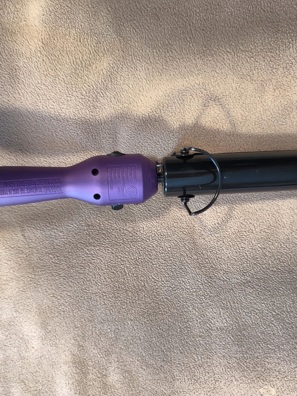 Revlon Purple Large Barrel Curling Iron
